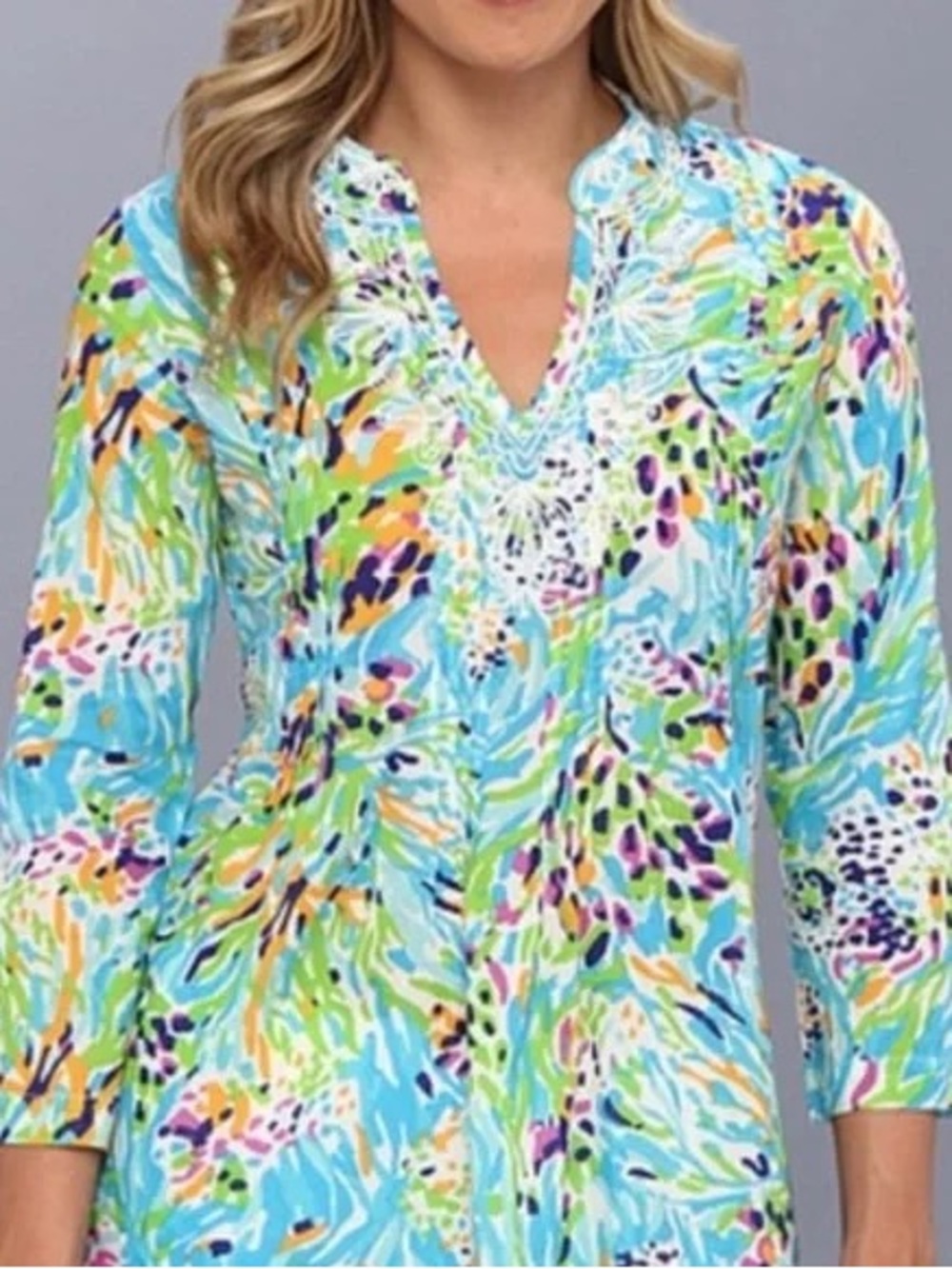 Lilly Pulitzer Sarasota tunic Sea Soirée Sz S